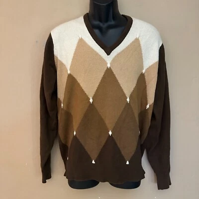 Suéter Ballantyne Cachemira Escocesa 46" Pecho XL Suavemente Usado Hecho en Escocia Foto 1 de 3