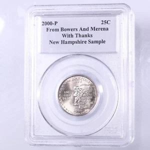 2000-P Bowers & Merena With Thanks New Hampshire PCGS Sample - Picture 1 of 2