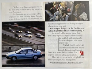 1991 Saturn Two Page Print Ad - Picture 1 of 2
