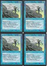 MTG: SILVER ERNE Ice Age UNCOMMON; played, Excellent condition x4