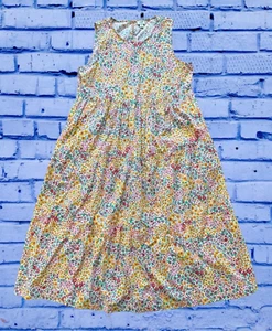 J. Crew Worn once Mixed-floral tiered dress Cotton-Elastane Size 10 - Bild 1 von 12