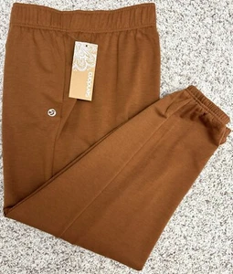 Women's Sendara Fleece Jogger Sweatpants Poly Spandex Blend Caramel Cafe XL - Picture 1 of 8