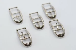 5x hebilla de cinturón pequeña hebilla hebilla hebilla para 10 mm de ancho, plata, años 80 - Imagen 1 de 6