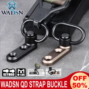 WADSN QD Sling Mount Base Quick Release Hunting Strap Buckle Fit Mlok Keymod - Picture 1 of 13