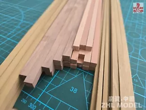 Wooden Square Batten strip for model boat for ship model fitting 5 Pcs/set - Picture 1 of 14