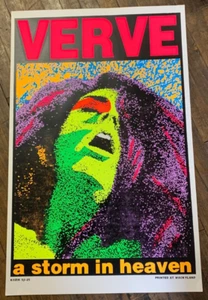 Frank Kozik - 1993 - The Verve Poster "A Storm In Heaven" unsigniert RAR - Bild 1 von 5