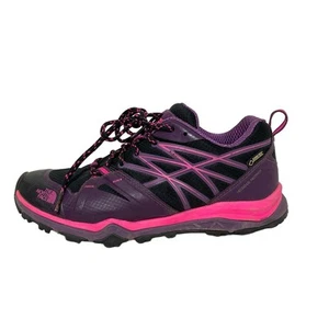 Auth THE NORTH FACE - Sneakers da donna in gomma nera rosa viola fibra chimica - Foto 1 di 10