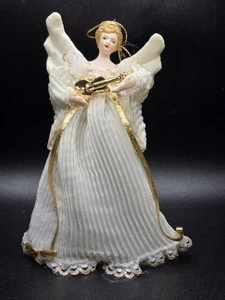 Vintage RR Römer Engel Ornament Porzellan Gesicht & Hände Gold Verzierung - Bild 1 von 4