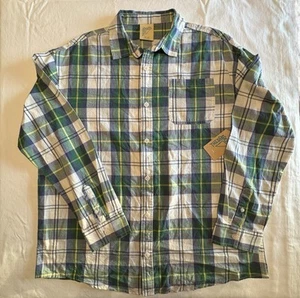 There Abouts Shirt Boys XXL 22H Button Up Blue/Green Plaid NWT - Picture 1 of 8