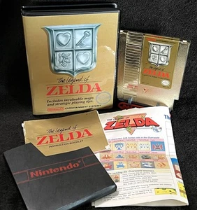 1986 LEGEND OF ZELDA • WORKING • COMPLETE VINTAGE MAP • NINTENDO NES GAMES - Picture 1 of 13