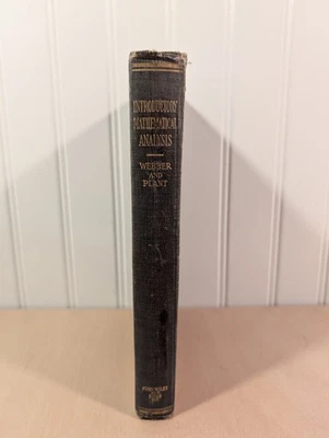 Introductory Mathematical Analysis by Paul Webber, Louis Plant 1919 1st Print HC - Image 1 of 4