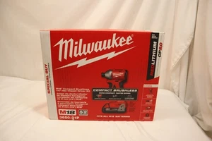 MILWAUKEE M18 COMPACT BRUSHLESS 1/4" HEX IMPACT DRIVER KIT - NEW # 3650-21P - Picture 1 of 12
