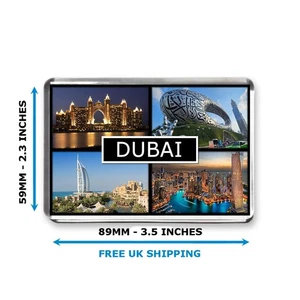 Dubai - Jumbo Fridge Magnet - Exclusively By Mashed Designs - Imagen 1 de 3