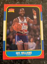 1986-87 Fleer Basketball SET BREAK #124 GUS WILLIAMS.............NM-MT