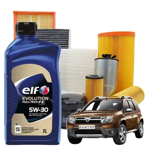 KIT TAGLIANDO DACIA DUSTER 1.5 DCI 109CV 80KW DAL 08/2013 5 LT OLIO ELF FE 5W30 - Imagen 1 de 8