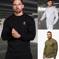 Gym King Mens Fundamental Sweatshirt Designer Crew Neck Fleece Pullover Sweater
