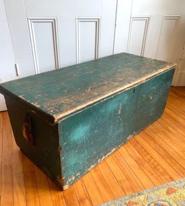Antique Seaman's Nautical Whaler's Chest - Picture 1 of 24