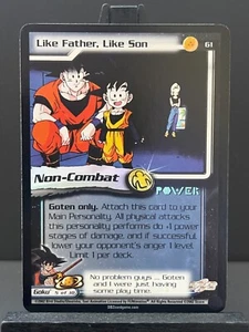 Dragon Ball Z CCG Like Father Like Son 61 World Games Saga Unlimited Foil! - Picture 1 of 1