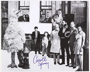 1969 Caroll Spinney “Big Bird” On Sesame Street LE Signed 16x20 B&W Photo (JSA) - Picture 1 of 1