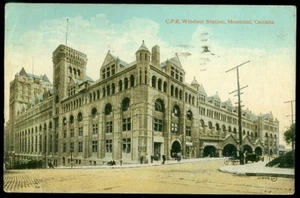 C.P.R. WINDSOR STN. - MONTREAL, QUE POSTCARD - Picture 1 of 1