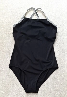 Bpc Selection Damen Badeanzug schwarz ungepolstert Größe 16 NEU  - Bild 1 von 4