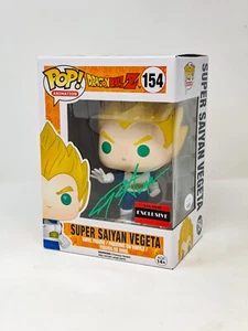 Chris Sabat Dragon Ball Z Super Saiyan Vegeta #154 Exclus Signed Funko Pop JSA - Picture 1 of 7