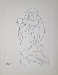 Pablo Picasso ""Unbenannt"" Platte 10" Original-Lithographie "" 1952 mit Vorsehung - Bild 1 von 5