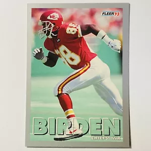 1993 Fleer J.J. Birden #201 Kansas City Chiefs Trading Card Tc4 - Picture 1 of 2