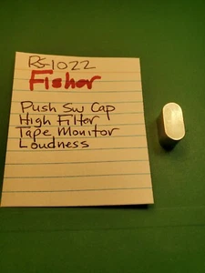 📈FISHER PUSH SWITCH CAP FILTER TAPE MONITOR LOUDNESS RS-1022 STEREO RECEIVER - Picture 1 of 4
