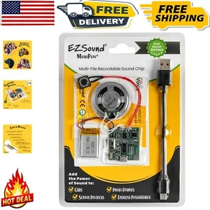 Rechargeable Recordable Sound Chip with USB Connectivity & 2MB Storage Capacity - Picture 1 of 8