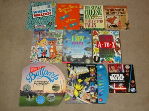 Where's Waldo Look and Find I Spy Book Lot X-Men Dr Seuss Star Wars Rudolph A-Z - Picture 1 of 12