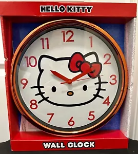 Hello Kitty Wall Clock Sanrio NEW IN BOX! - Picture 1 of 3