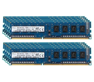 10PCS SK Hynix 4GB 1Rx8 PC3L-12800U DDR3L 1600Mhz DIMM RAM Desktop Memory RAM @6 - Picture 1 of 9