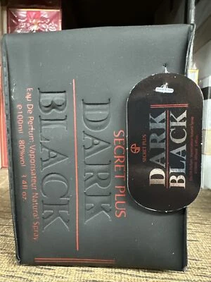 DARK BLACK Secret Plus Eau de Parfum Cologne as Drakkar Norr 3.4oz Spray Men