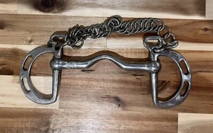 5 Inch E Jeffries Slotted Kimblewick Bit - Picture 1 of 3