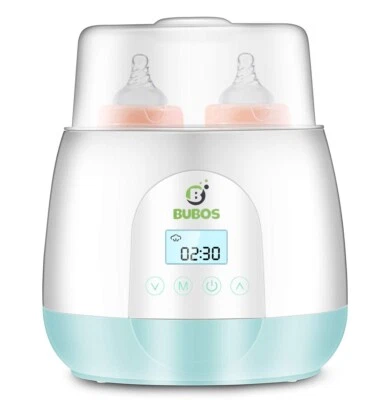 BUBOS Smart Fast Heating Automatic Baby Bottle Warmer for 2 Bottles in All Sizes - Image 1 of 4