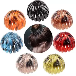 7 Pcs Bird Nest Magic Hair Clip Expandable Ponytail Holder Hair Accessories - Picture 1 of 6