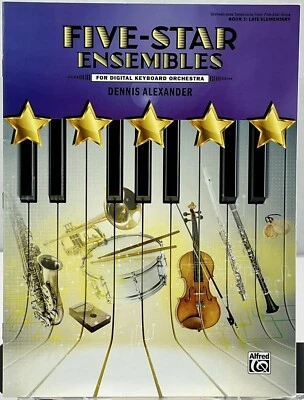 Five-Star Ensembles, Book 3: 5 Arrangements for Digital Keyboard Orchestra - Image 1 of 4