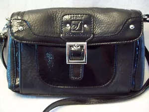 stone mountain Umhängetasche schwarz Leder Crossbody - Bild 1 von 6