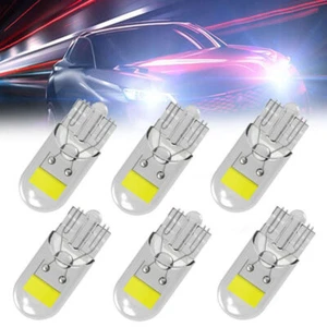 6x W5W T10 Led Canbus COB Drive-Free Wedge 168 194 5w5 Car Dome Reading Bulbs - Picture 1 of 12