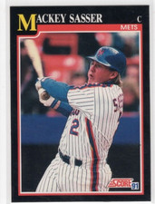 Mackey Sasser 1991 Score Baseball Base Common #307 New York Mets