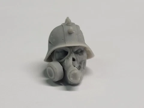3d Printed Zombie APNEA ERROR Head#1 1:12 6" GI Joe Classified/Marvel Legends Cover