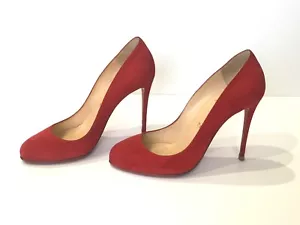 Christian Louboutin Dorissima Heels Red 36.5 6.5 - Imagen 1 de 10