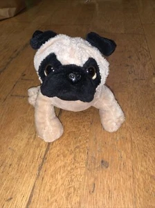Ganz Webkinz Signature Pug Dog Plush Stuffed Animal 8" WKS2010 No Code - Picture 1 of 2