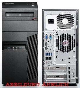 Lenovo ThinkCentre M93 i3 4130 3,4GHz 8GB 160GB SSD Win 7 Pro Midi-Tower - Bild 1 von 1