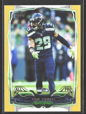 Earl Thomas 2014 Topps Gold #283 SN #/2014 Seattle Seahawks - Image 1 of 2