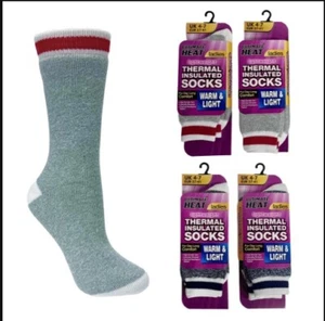 Ladies Thermal Insulated Heat Socks Warm Boot Thick Lightweight Socks Size 4-7 - Picture 1 of 1