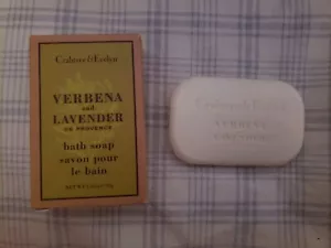 NEW Crabtree & Evelyn Verbena and Lavender Bath Soap Bar, Travel 35g / 1.25 oz - Picture 1 of 3