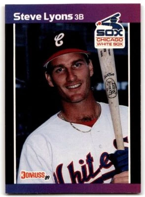 1989 Donruss Steve Lyons . Chicago White Sox #253 - Image 1 of 2