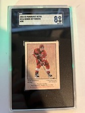 2002/03 PARKHURST RETRO MINIS HENRIK ZETTERBERG #216 SGC GRADED 8 Rookie RC